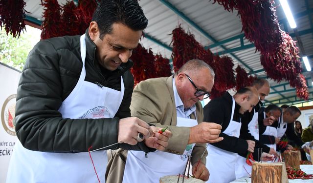 Bilecik'te 4'üncü Çukurören Biberi Festivali yapıldı
