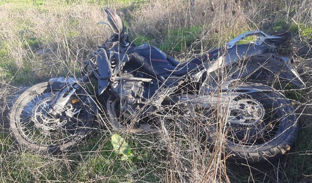 Bilecik'te devrilen motosikletin sürücüsü öldü