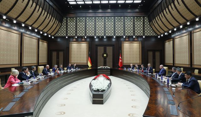 Cumhurbaşkanı Erdoğan ile Almanya Başbakanı Merz, heyetler arası görüşmeye başkanlık yaptı