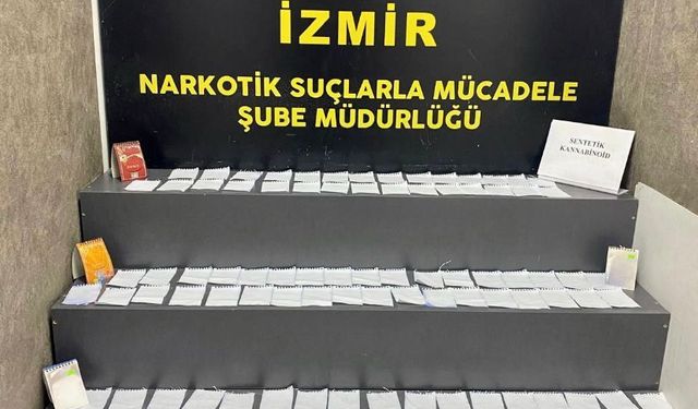 İzmir'de uyuşturucuyla yakalanan 2 şüpheli tutuklandı