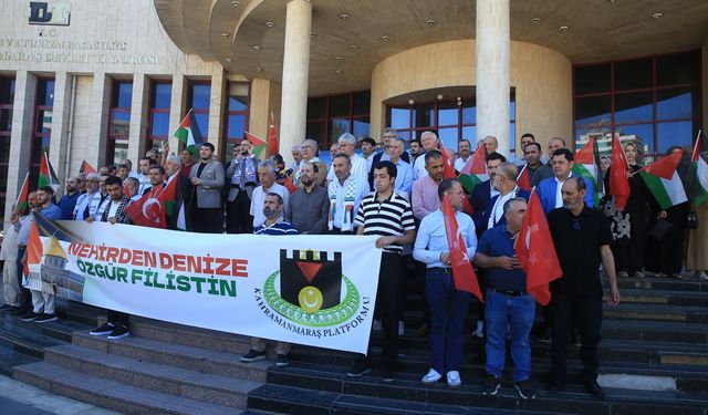Kahramanmaraş, Malatya ve Şanlıurfa'dan İsrail'in Küresel Sumud Filosu'na düzenlediği saldırıya tepki