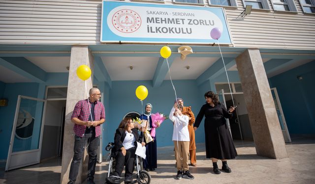 Kanseri yenen Melike için gökyüzüne balonlar bırakıldı