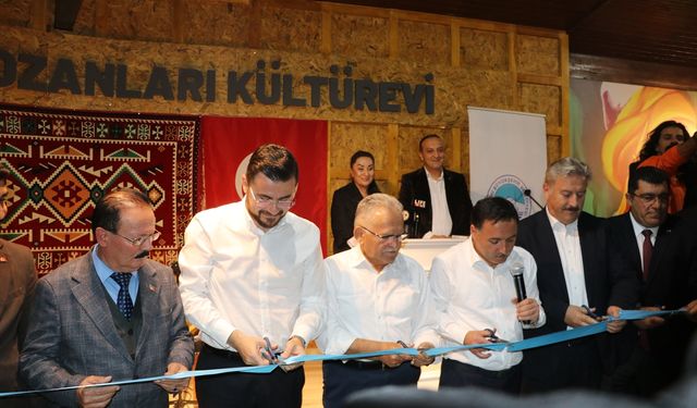 Kayseri'de Halk Ozanları Kültür Evi'nin açılışı yapıldı