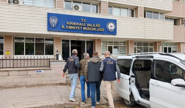 Kırıkkale'de terör örgütü DEAŞ'a yönelik operasyonda 2 şüpheli yakalandı
