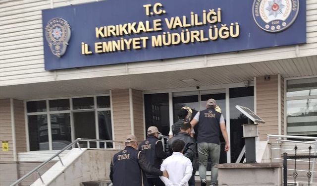 Kırıkkale'de terör örgütü PKK/KCK'ya yönelik operasyonda 3 zanlı yakalandı