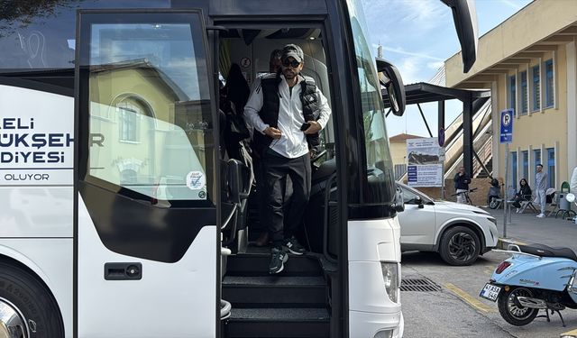 Kocaelispor kafilesi Konya'ya gitti