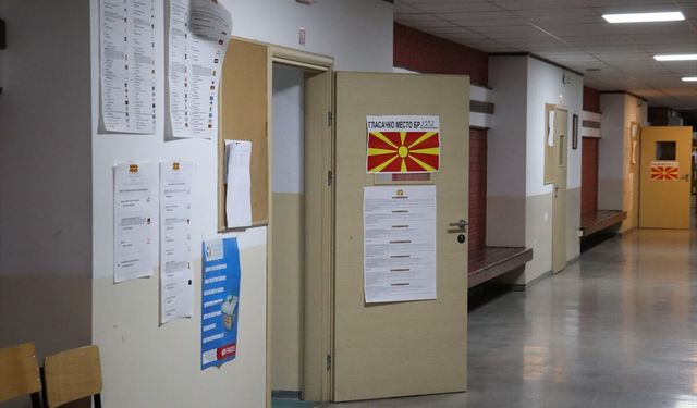 Kuzey Makedonya'da halk yerel seçim için sandık başında