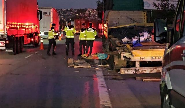 Sakarya'da aracının lastiğini değiştirdiği esnada tırın çarptığı kişi öldü