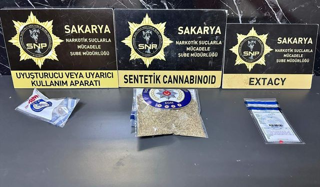 Sakarya'da uyuşturucu operasyonlarında 10 şüpheli yakalandı