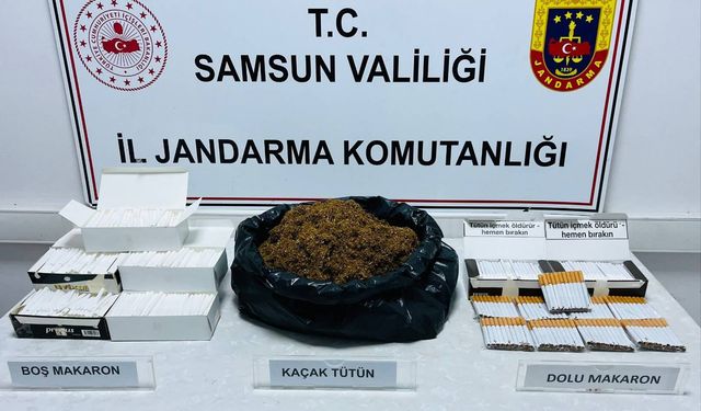 Samsun'da uyuşturucu ve kaçakçılık operasyonunda 2 zanlı yakalandı