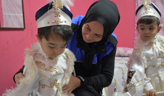 Siirt'te 'Kirvem Polis Olsun Projesi' ile 600 çocuk sünnet ettirildi
