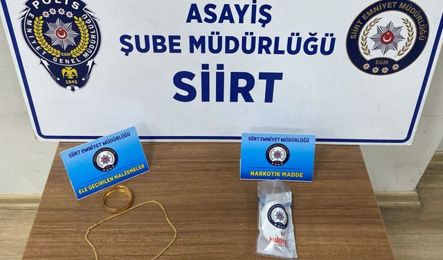 Siirt'te kuyumcuya sahte altın sattığı gerekçesiyle yakalanan şüpheli tutuklandı