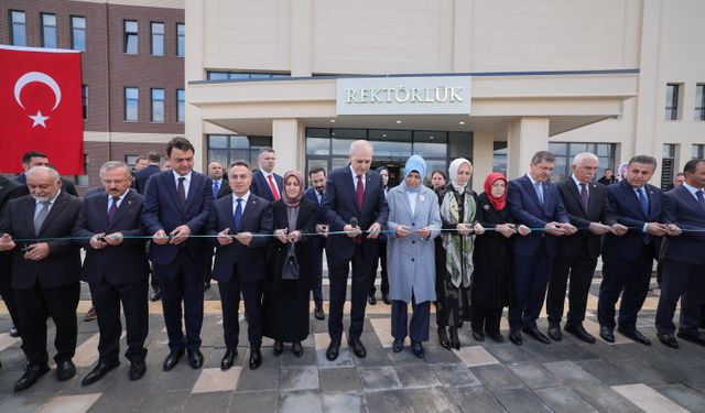 TBMM Başkanı Kurtulmuş, Tokat Gaziosmanpaşa Üniversitesi yeni rektörlük binasının açılışını yaptı