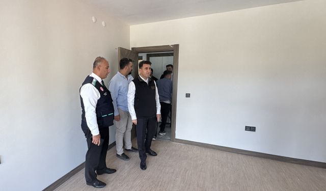 Tunceli Valisi Aygöl yapımı tamamlanan TOKİ konutlarını inceledi
