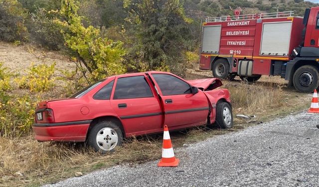 Yozgat'ta iki otomobilin çarpıştığı kazada 1 kişi öldü, 2 kişi yaralandı