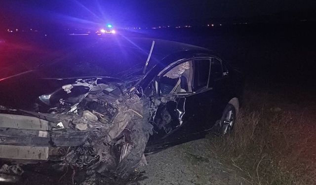 Afyonkarahisar'da taksi ile otomobilin çarpıştığı kazada 1 kişi öldü, 8 kişi yaralandı