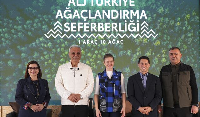 ALJ Türkiye, İzmir'de 310 bin fidanı toprakla buluşturdu