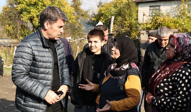 Amasya'da evi yanan yaşlı çifte el birliğiyle ev yapılacak
