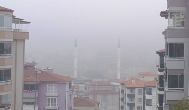 Amasya'da sis etkili oldu