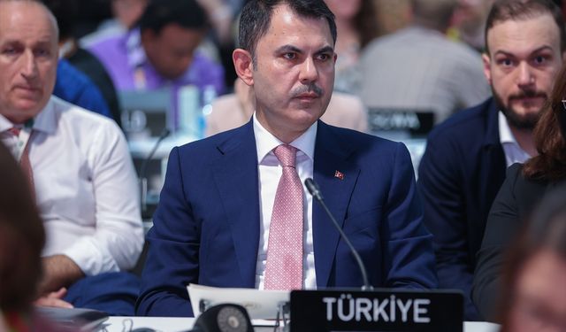 Bakan Kurum, BM İklim Değişikliği Çerçeve Sözleşmesi 30. Taraflar Konferansı Genel Kurulu'nda konuştu: