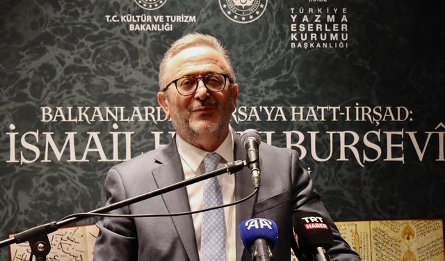 'Balkanlar'dan Bursa'ya Hatt-ı İrşad: İsmail Hakkı Bursevi Yazma Eserler Sergisi' açıldı
