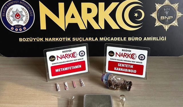 Bilecik'te uyuşturucu operasyonunda 2 şüpheli tutuklandı
