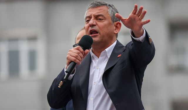 CHP Genel Başkanı Özel, partisinin Ordu'da mitingde konuştu: