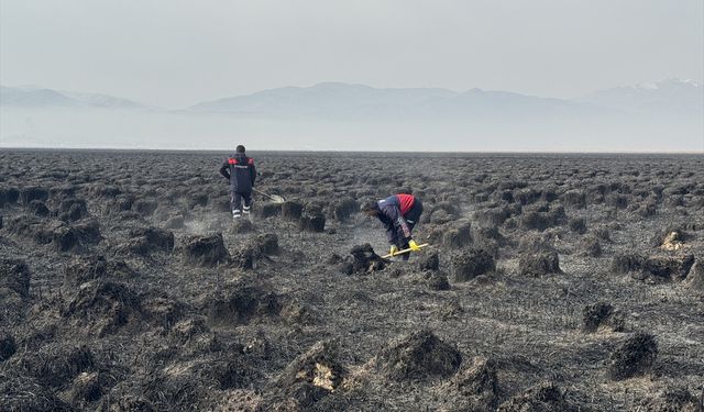 Hakkari'deki Nehil Sazlığı'nda 7 Kasım'da çıkan yangın söndürüldü