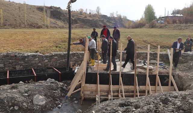 Iğdır'da tarım ve hayvancılığın su sorunu yapılan çalışmalarla çözülüyor