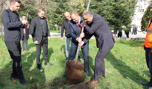 Kırklareli'nde Öğretmenler Günü kutlamaları kapsamında 1636 öğretmen adına fidan dikildi