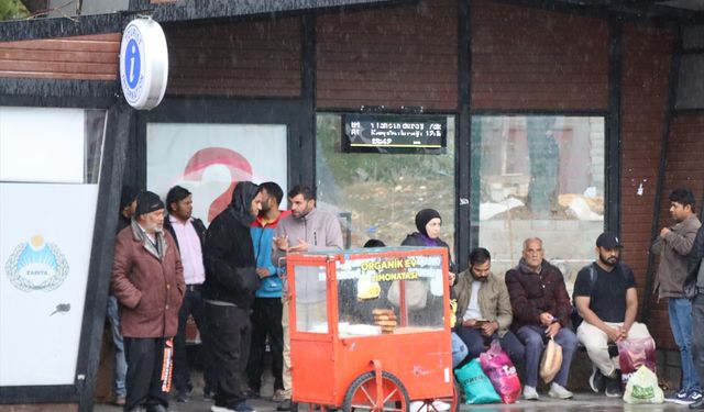 Kırklareli'nde sağanak etkili oluyor