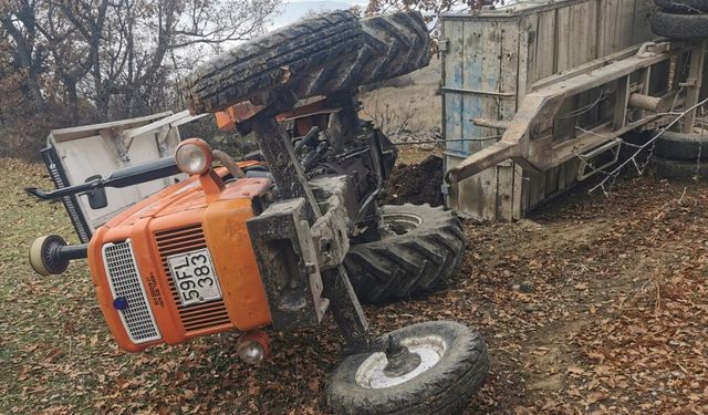 Sinop'ta devrilen traktörün altında kalan kadın öldü