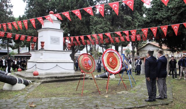 Sinop'ta Rus donanması baskınında şehit düşen askerler anıldı