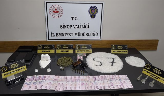 Sinop'ta uyuşturucu operasyonunda yakalanan 7 kişi tutuklandı