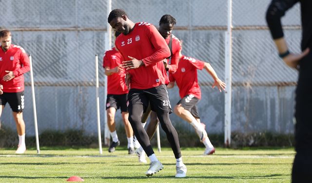 Sivasspor, Esenler Erokspor maçının hazırlıklarına devam etti