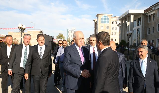 TBMM Başkanı Kurtulmuş, Adıyaman'da temaslarda bulundu