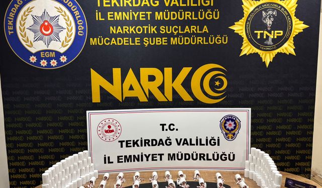 Tekirdağ'da uyuşturucu operasyonunda 4 şüpheli tutuklandı