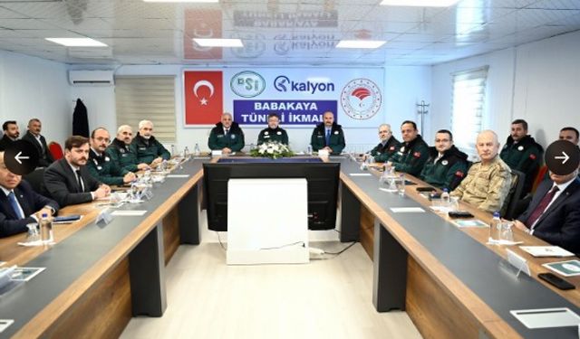 Babakaya Tüneli’nde İnceleme Yapıldı