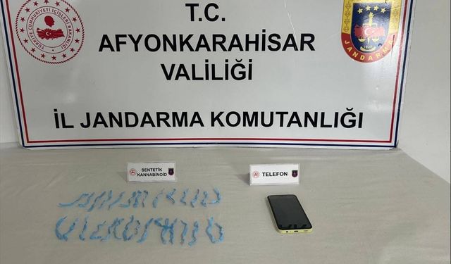 Afyonkarahisar'da uyuşturucu operasyonunda 1 şüpheli tutuklandı