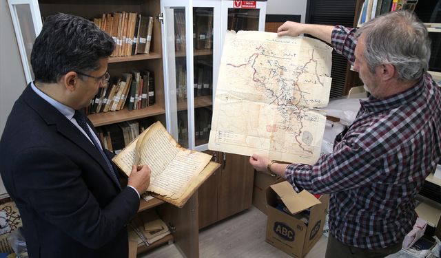 Erzurum'un restore edilip dijitale aktarılan tarihi belgeleri araştırmacılara açılıyor