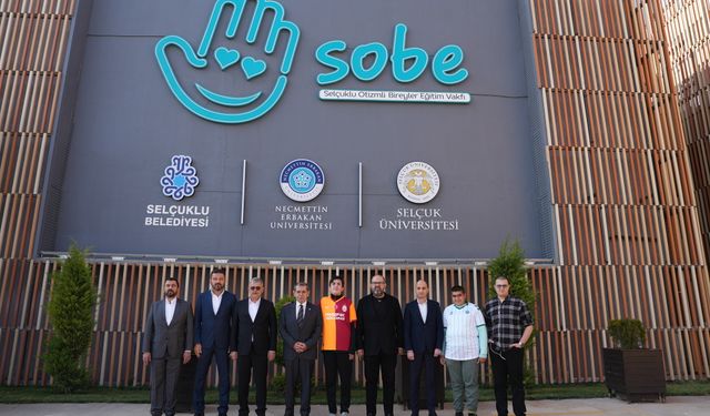 Galatasaray Başkanı Dursun Özbek, Konya'da SOBE'yi ziyaret etti