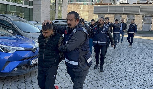 GÜNCELLEME - Samsun'da 2 kişinin yaralandığı silahlı saldırıya ilişkin 7 zanlı tutuklandı