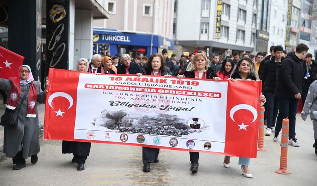 Kastamonu'da düzenlenen ilk Türk kadın mitingi 106. yılında