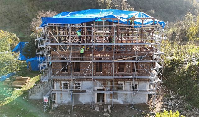 Ordu'daki 18 odalı Cevat Bey Konağı turizme kazandırılıyor