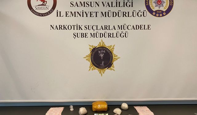 Samsun'daki uyuşturucu operasyonunda 2 zanlıya gözaltı