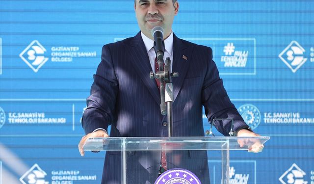 Sanayi ve Teknoloji Bakanı Kacır, Gaziantep'te konuştu: