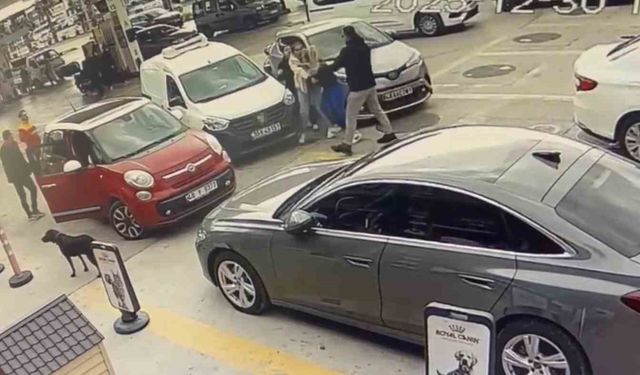 Bodrum'da maddi hasarlı kazanın kavgası büyük oldu