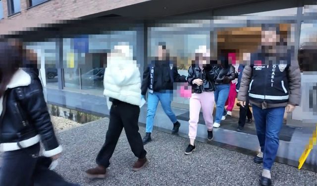 Kocaeli merkezli fuhuş operasyonunda 12 kişi gözaltına alındı, 14 kadın kurtarıldı