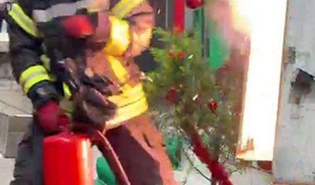 Trafoda çıkan parlama paniğe yol açtı