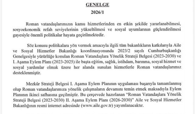 Bakan Göktaş: 'Roman vatandaşlarımız için fırsat eşitliğini güçlendiren ve sosyal uyumu artıran adımlar atıyoruz'